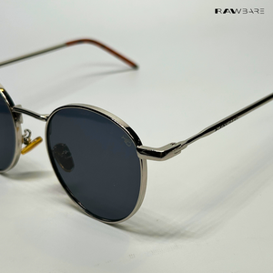 Classic Metal - Silver Black Round Sunglasses - RB2329