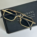 Gold Metal Aviator Sunglasses - RawBare