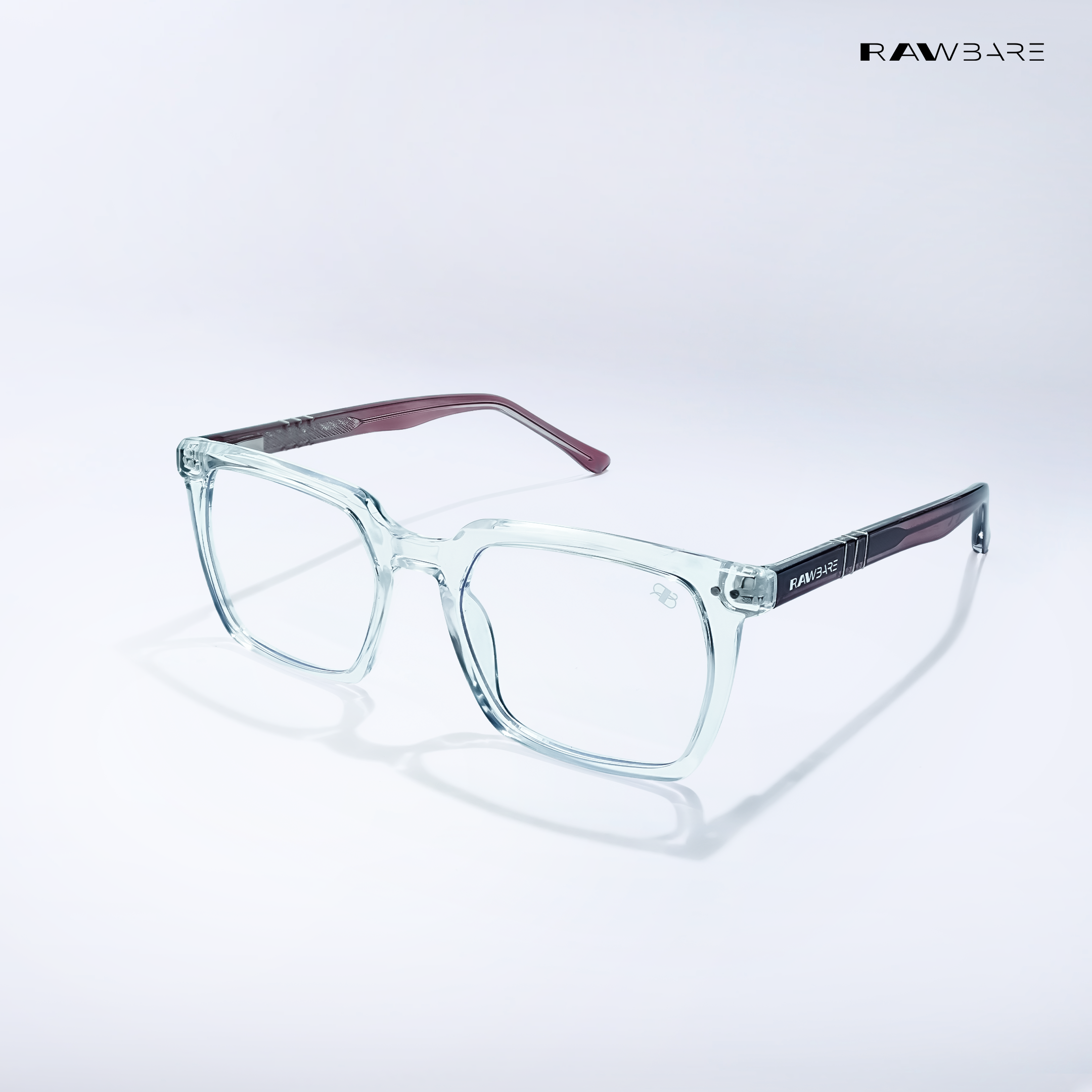 Orya - Transparent Brown Square Bluecut Eyewear - RB2739