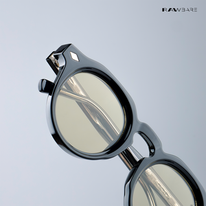 Groove Shades - Yellow Black Round Sunglasses - RB2539