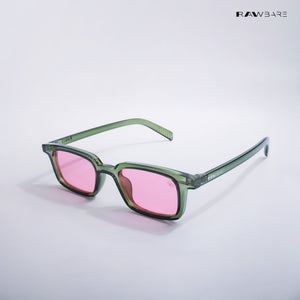 Sol - Jungle Pink Rectangle Sunglasses - RB2465