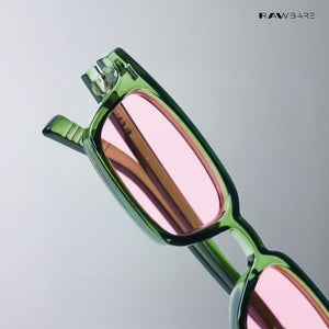 Sol - Jungle Pink Rectangle Sunglasses - RB2465
