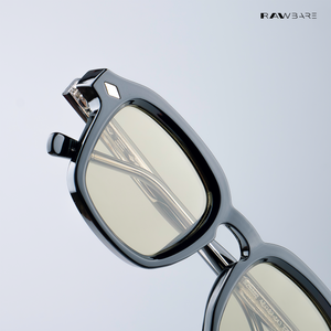 Vortex Shades - Yellow Black Square Sunglasses - RB2537