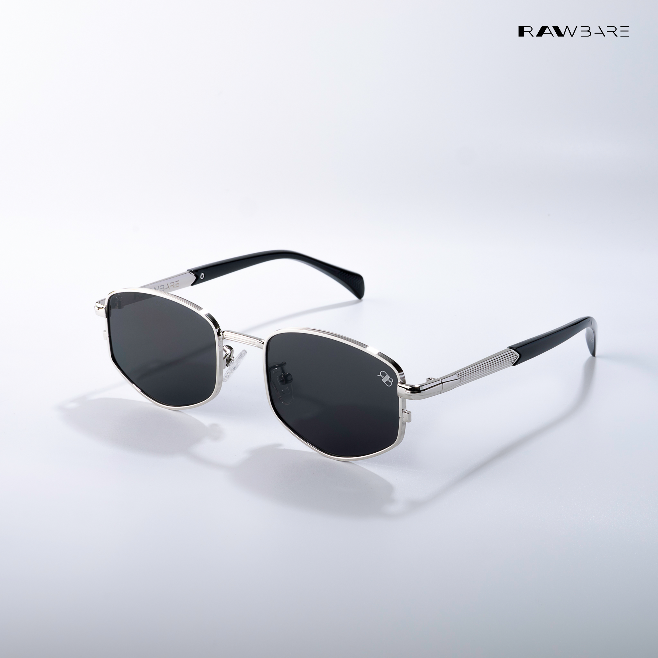 Jodhpur Noir - Jet Frost Geometric Sunglasses - RB2668