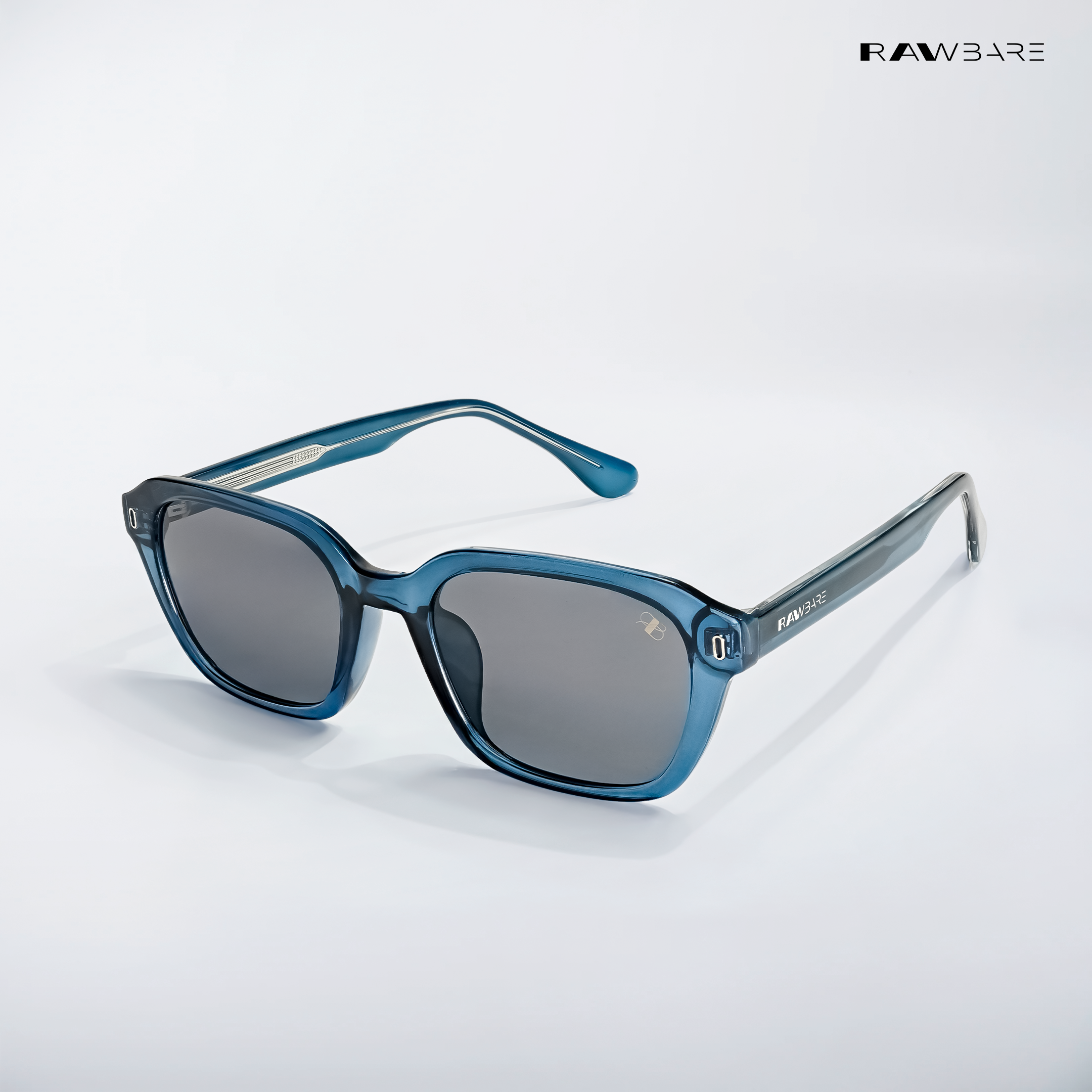 Gwalior Glow - Blue Opal Rectangle Sunglasses - RB2625