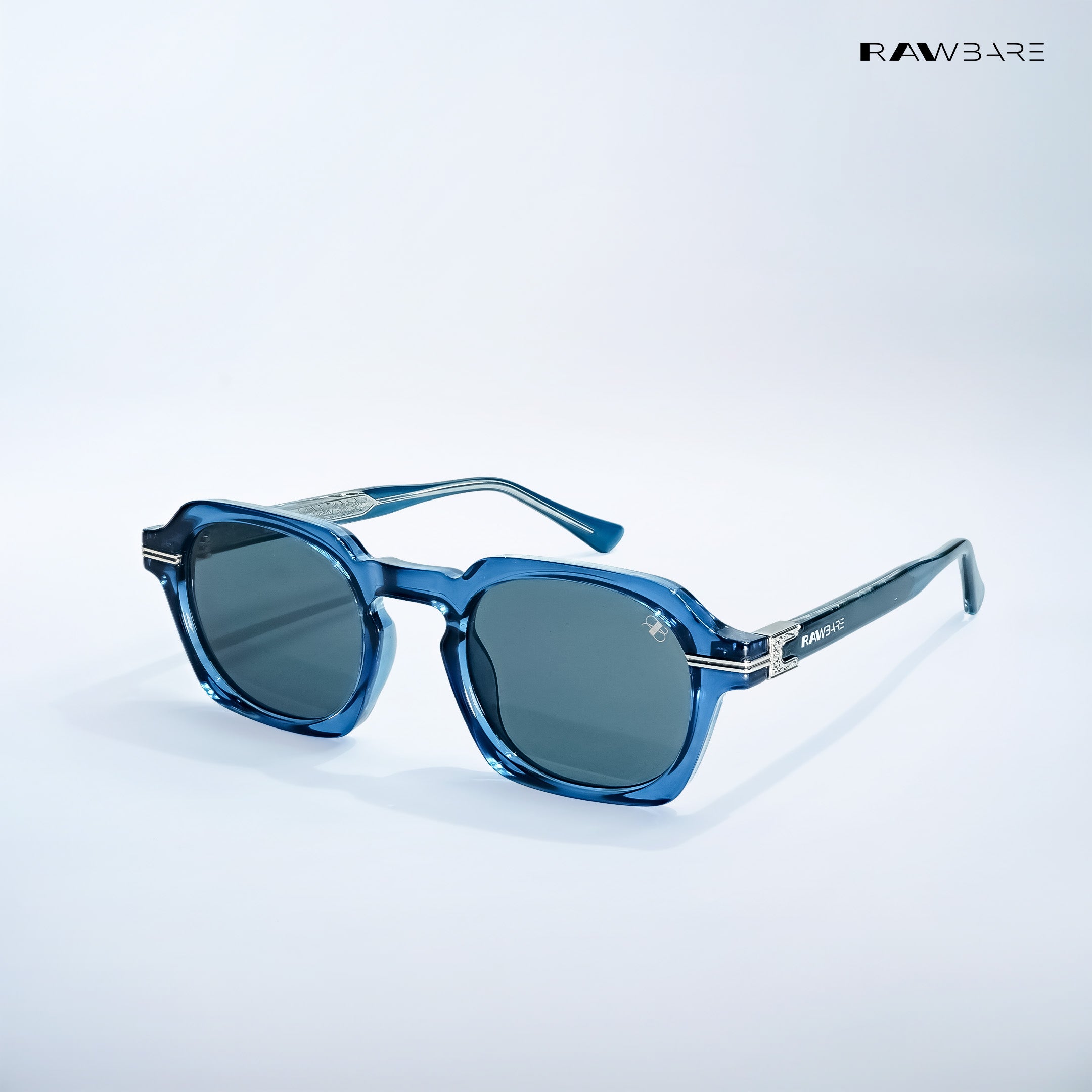 Leh Lucent - Blue Glacier Square Sunglasses - RB2645
