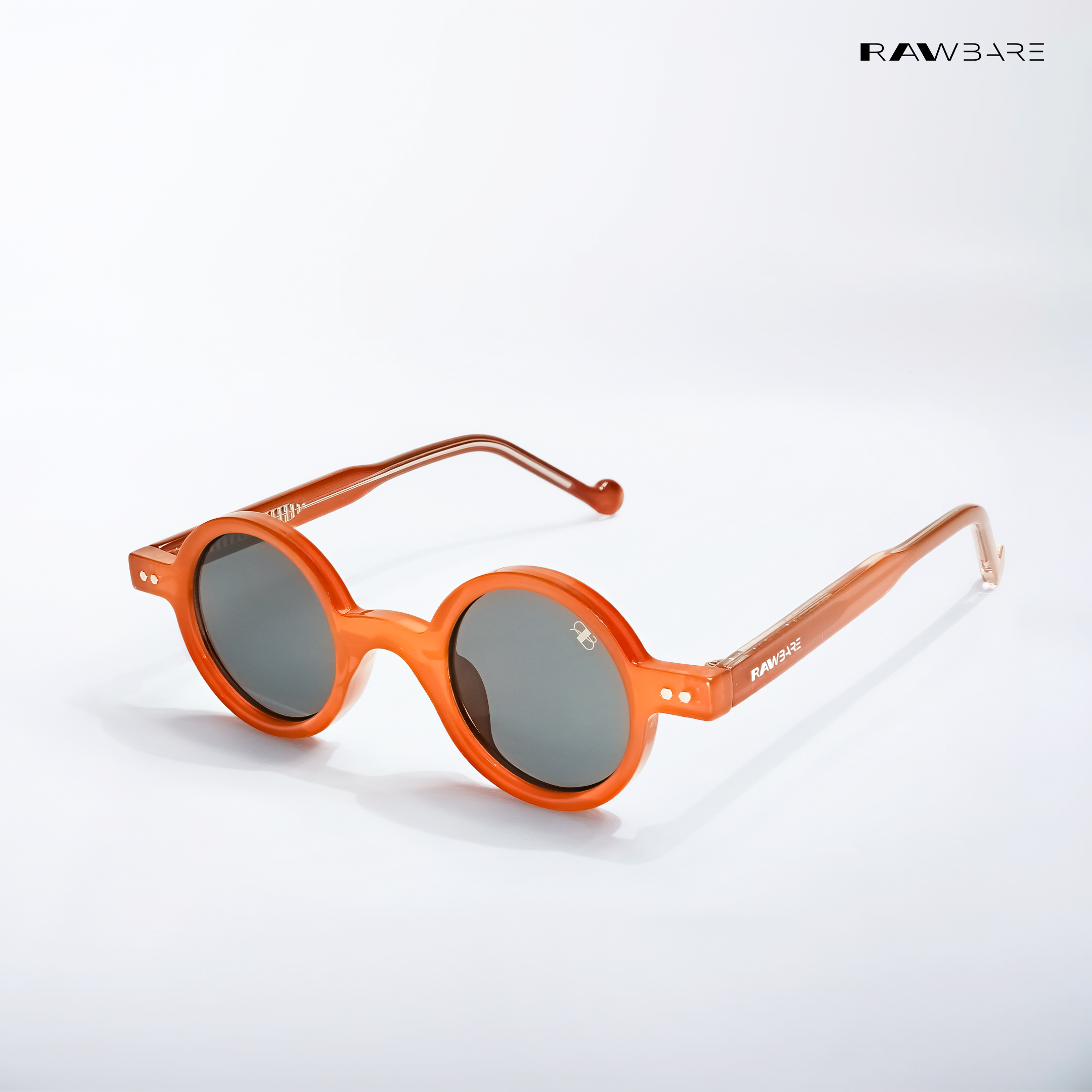 Shillong Shades - Citrine Glow Round Sunglasses - RB2619