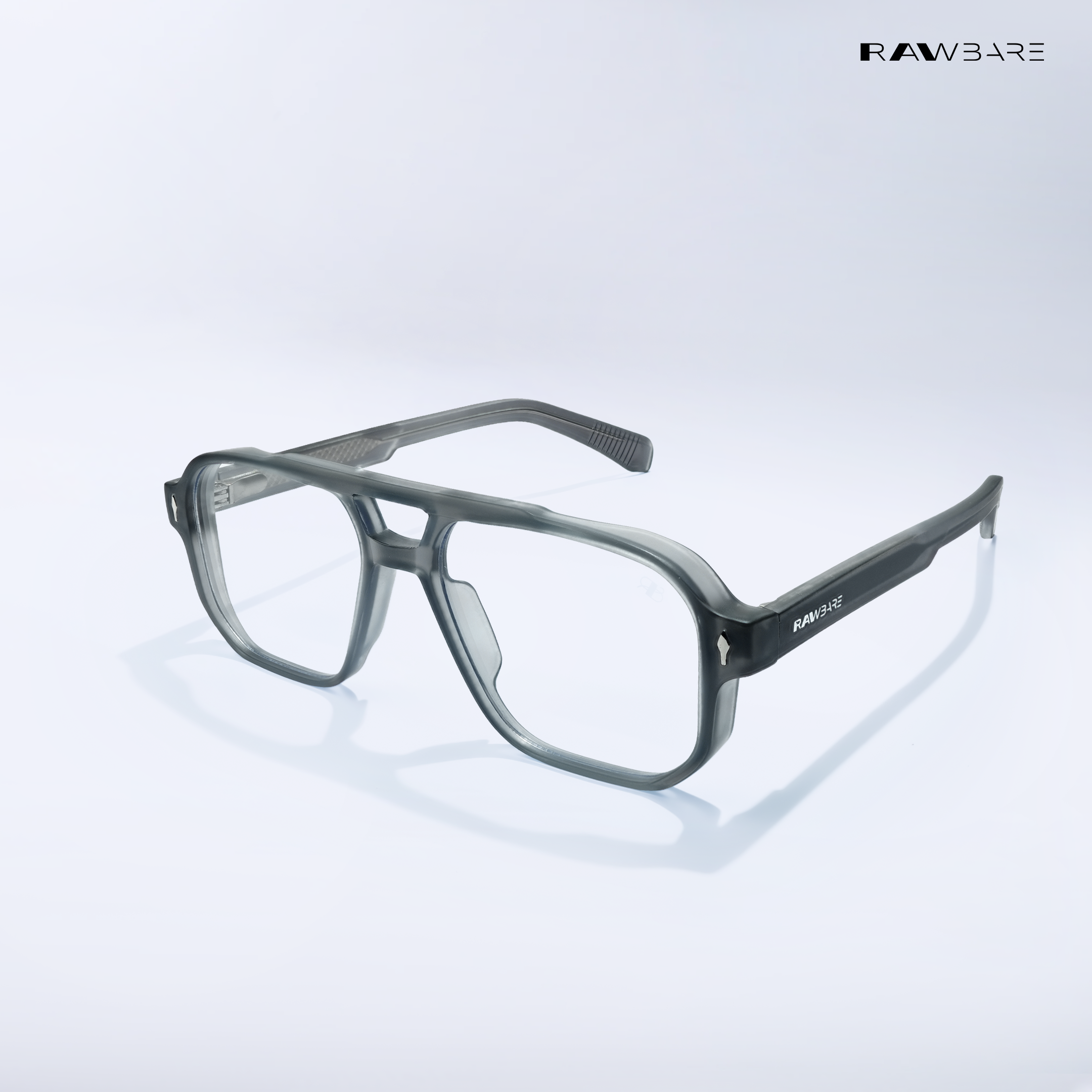 Glare - Navy Rectangle Bluecut Eyewear - RB2742