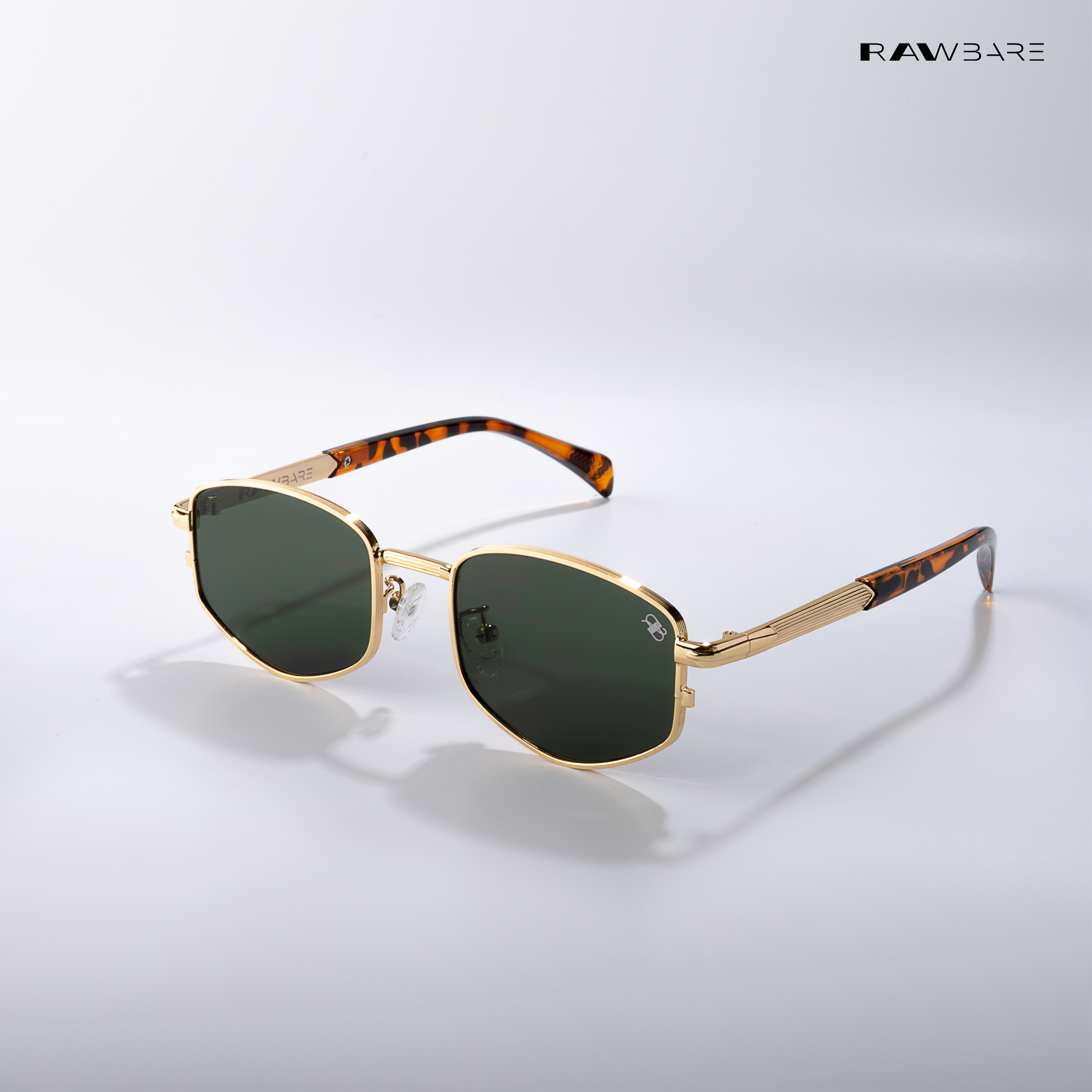 Jodhpur Noir - Sage Spark Geometric Sunglasses - RB2670