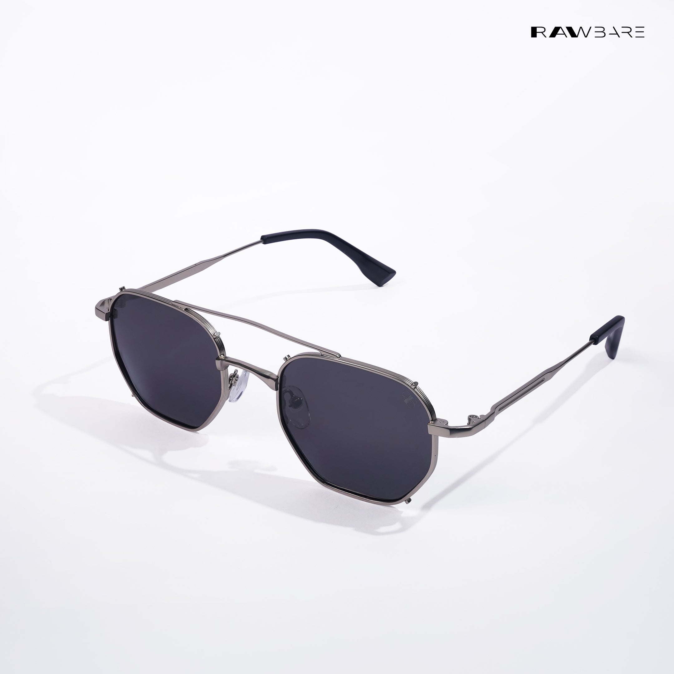 Vizag Prism - Harbor Smoke Polarized Hexagon Sunglasses - RB2614