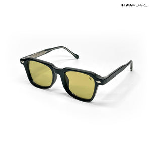 Nova Shades - Yellow Black Square Sunglasses - RB2535
