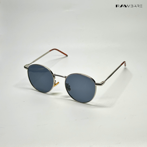 Classic Metal - Silver Black Round Sunglasses - RB2329