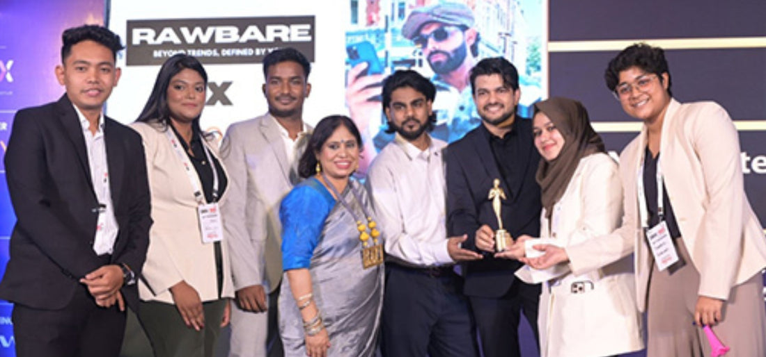 Rawbare wins the MAA Award 2025 for Lifestyle Brand Campaign at Adgully CMO Charcha Kolkata