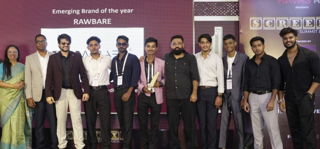 Rawbare wins Emerging Brand of the Year at the Adgully ScreenXX Awards & Summit