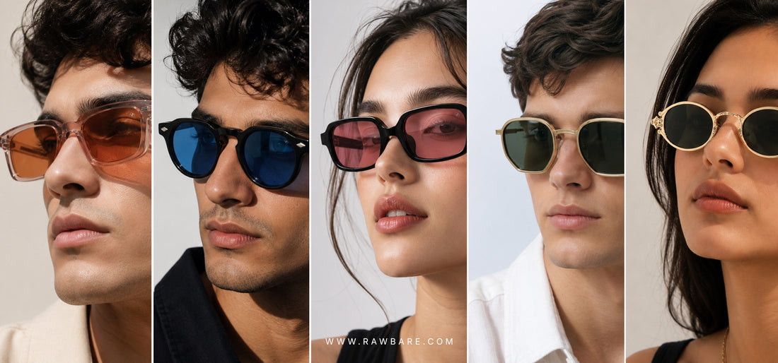 How to Wear Coloured Tinted Sunglasses: Styling Statement Lens Tints