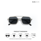 Metal Aviator 2.0 - Silver Black Aviator Sunglasses - RB2673SB