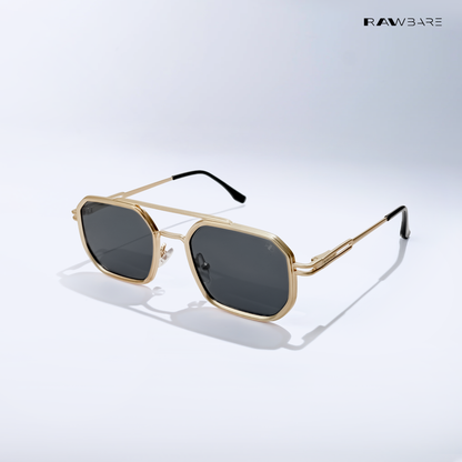 Metal Aviator 2.0 - Black Gold Aviator Sunglasses - RB2320