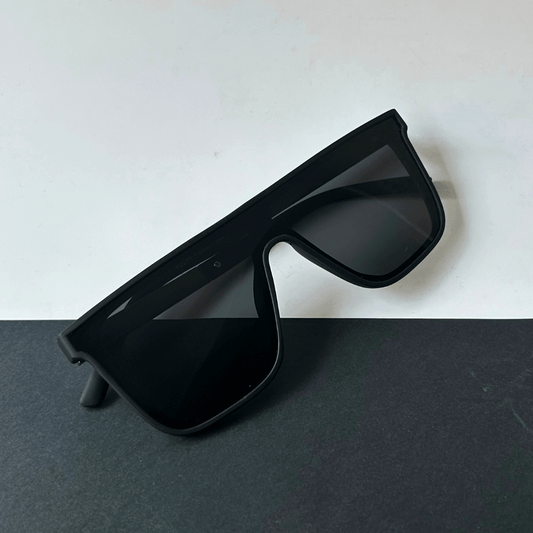 Black Wayfarer Full Rim Polarized Sunglasses - RawBare