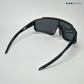 Turbo Tint - All Black Polarized Wrap Around Sunglasses - RB2442