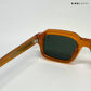 Angular Aura - Maple Polarized Rectangle Sunglasses- RB2450