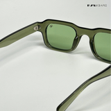 Lilrecta - Green Rectangle Sunglasses - RB2526