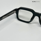 Angular Aura - Black Blue Cut Rectangle Sunglasses - RB2451