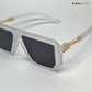 Oversized Retro - Clear Grey Square Sunglasses - RB2315