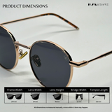 Classic Metal Sunglasses - Black Gold / RB2476