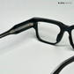 Timeless - Black Blue Cut Rectangle Sunglasses- RB2446
