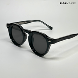 Groove Shades - All Black Round Sunglasses - RB2538