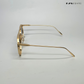 Round Luxe - Blue Gold Round Sunglasses - RB2499