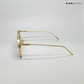 Round Luxe - Gold Round Sunglasses - RB2498