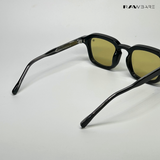 Vortex Shades - Yellow Black Square Sunglasses - RB2537