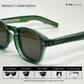 Urban Grid - Green Polarized Wayfarer Sunglasses - RB2459