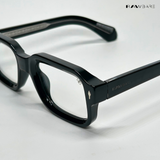 Angular Aura Shades - Transparent Black / RB2451