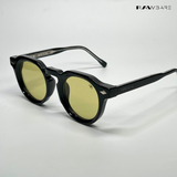 Groove Shades - Yellow Black Round Sunglasses - RB2539