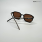 Tawi Gaze - Mudstone Angular Hexagon Sunglasses - RB2572