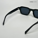 Lilrecta - All Black Rectangle Sunglasses - RB2524