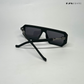 Oversized Retro - All Black Square Sunglasses - RB2311