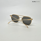 Round Luxe - Gold Round Sunglasses - RB2498