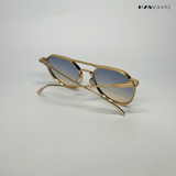 Round Luxe Shades - Blue Gold / RB2499