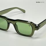 Lilrecta - Green Rectangle Sunglasses - RB2526