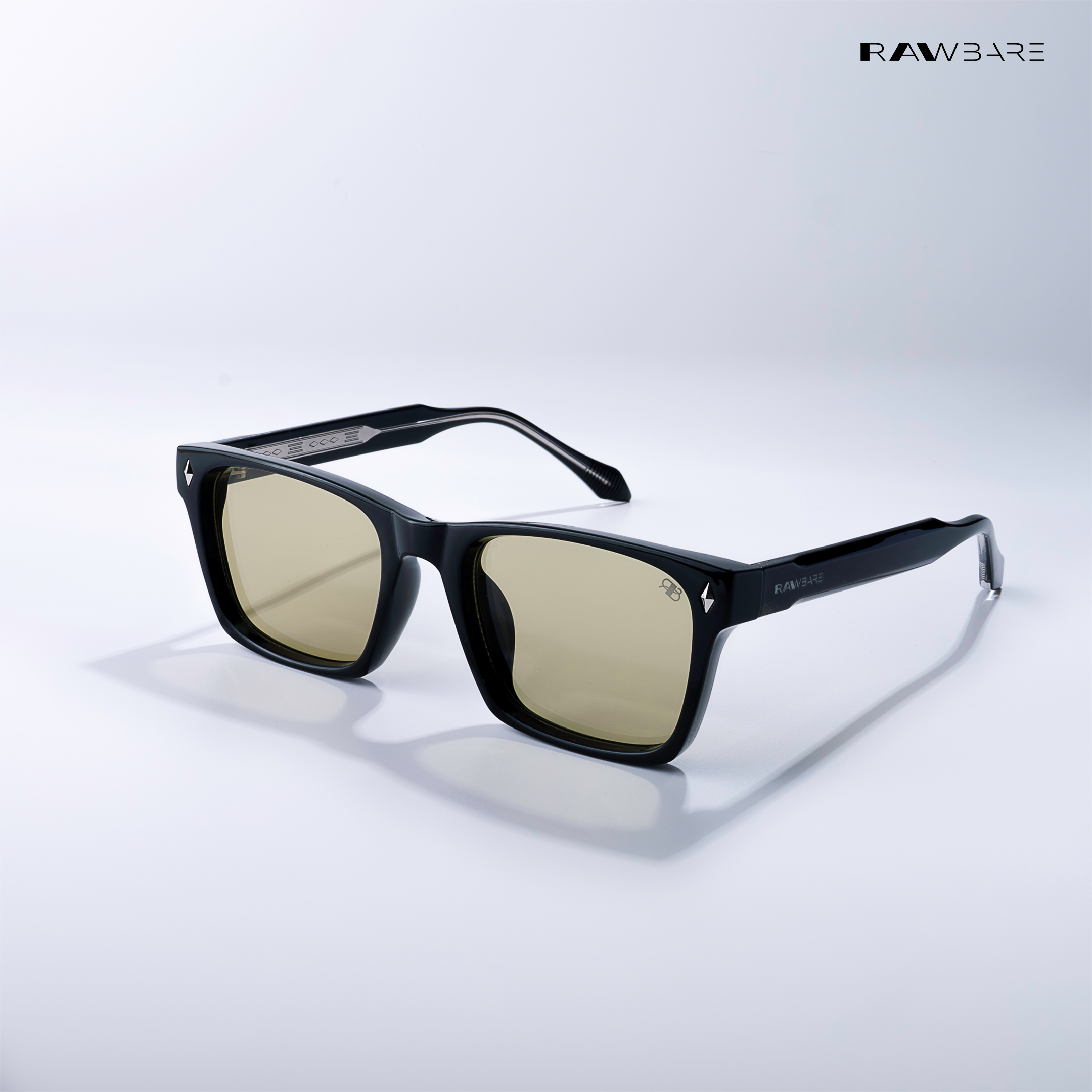 Maverick Yellow Black Wayfarer Sunglasses RB2530 Rawbare — Rawbare