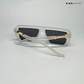 Oversized Retro - Clear Grey Square Sunglasses - RB2315
