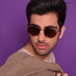 Jodhpur Noir - Burnished Gold Geometric Sunglasses - RB2669