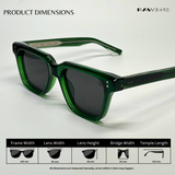 Waypoint - Green Wayfarer Sunglasses - RB2528