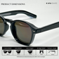 Urban Grid - Black Polarized Wayfarer Sunglasses - RB2457