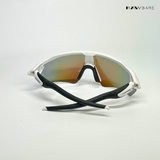 Swift - White Blue Polarized Wrap Around Sunglasses - RB2514