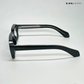 Angular Aura - Black Blue Cut Rectangle Sunglasses - RB2451