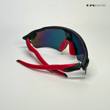 Swift - Red Orange Polarized Wrap Around Sunglasses - RB2515